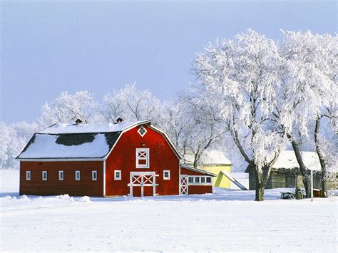 45 Farm Winter Scenes Desktop Wallpaper Wallpapersafari