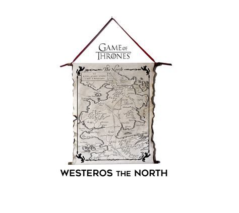 Westeros Map Of The North Game Of Thrones The North Map Westeros Map