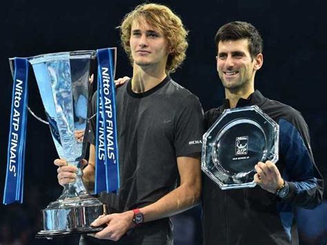 Djokovic holds serve for the first time in four attempts. ATP Finals: Alexander Zverev Shocks Novak Djokovic To ...