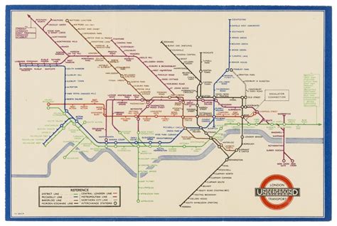 Sold Price London Underground Beck Henry C Map Of Londons