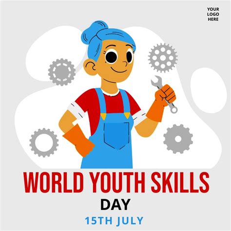 world youth skills day template postermywall