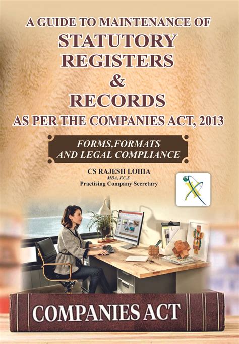 A Guide To Maintenance Of Statutory Registers And Records As Per The