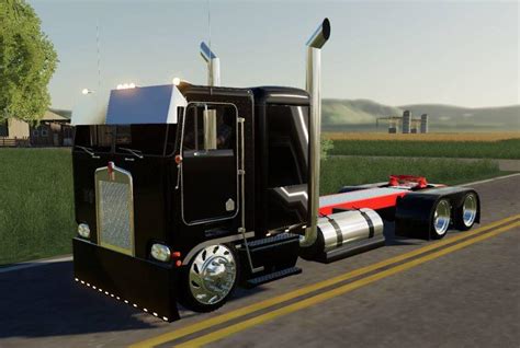 Kenworth K100 Daycab Sr Edit V10 Fs19 Farming Simulator 19 Mod