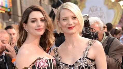 See What Anne Hathaway Mia Wasikowska And More Wore To The ‘alice