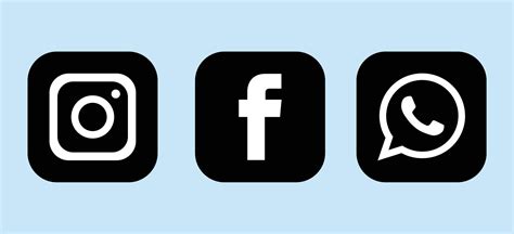 Facebook Instagram Logo White Vector Art Icons And Graphics For Free