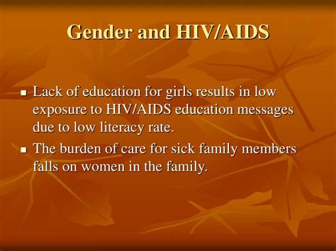 Ppt Part 2 Gender And Hiv Aids Powerpoint Presentation Free Download Id 5632670