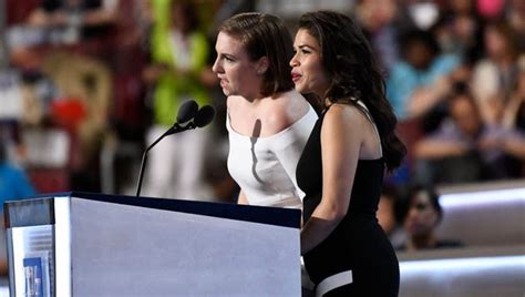 America Ferrera And Lena Dunham Dumped Trump At The Democratic Convention