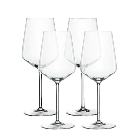 Set Of 4 Style White Wine Glasses By Spiegelau Linen Chest Canada