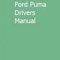 Ford Puma Drivers Manual