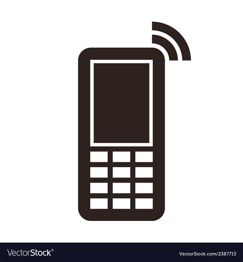 Cell Phone Icon Vector 233109 Free Icons Library