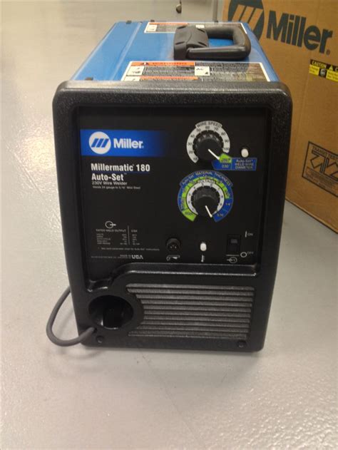 My New Toy A Miller 180 Mig Welder 230v Power And Auto Set Simplicity