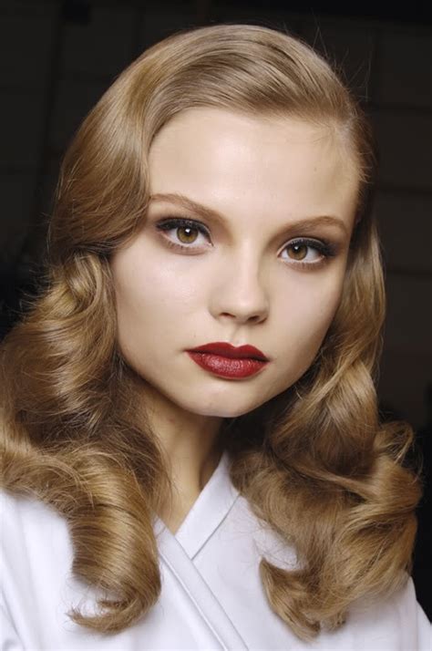 Magdalena Frackowiak Vintage Hairstyles Classy Hairstyles Hairstyle