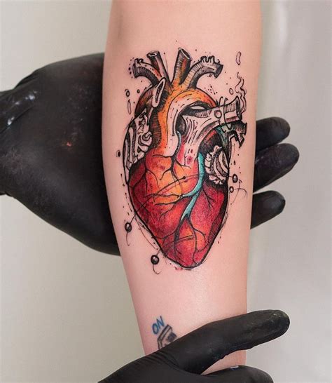 38 Anatomical Heart Tattoos Amazing Tattoo Ideas
