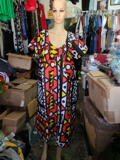 African Print Long Dress Ebay