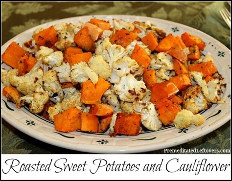 Put sheet pan back in the oven and cook 15 minutes more, or sweet potatoes do have some carbs, but you could make a tasty version of this by using half the amount of sweet potatoes and more broccoli if. Roasted Sweet Potatoes and Cauliflower Recipe