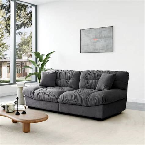 Overstuffed Sofa And Loveseat Baci Living Room