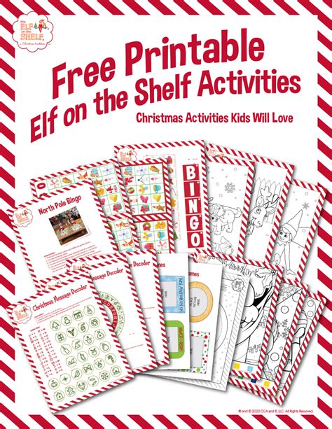 Download Printable Elf On The Shelf Activities The Elf On The Shelf