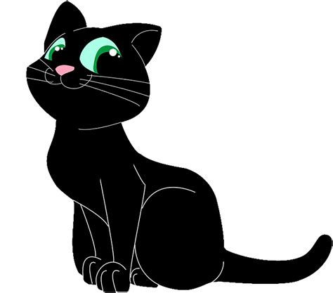 Cute Cartoon Black Cats