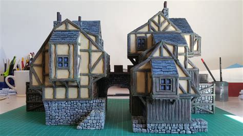 Chris Da Silva Wargaming Terrain Wargaming Medieval Houses