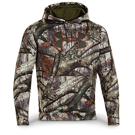 Under Armour Big Logo Camo Fleece Hooded Sweatshirt 592258 Lifestyle At Sportsmans Guide