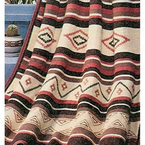 Navajo Afghan Pattern By Herrschners In 2022 Crochet Afghan Patterns