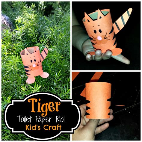 Diy Easy Tiger Toilet Paper Roll Craft For Kids Crafty