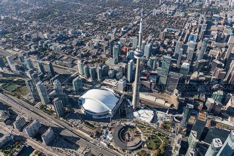 Aerial Photo Entertainment District Toronto