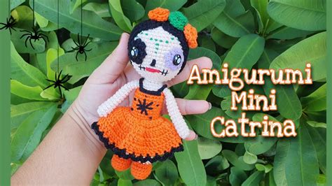 2da Parte Cabello Y Ropa Mini Catrina A Crochet Tutorial Amigurumi