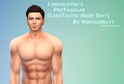 My Sims 4 Blog Lumialovers Pectacular Lesstastic Mesh Edit By