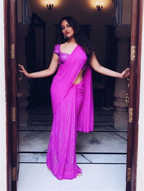 on sonakshi sinha s birthday her sexiest saree looks because she totally aces the six yard wonder