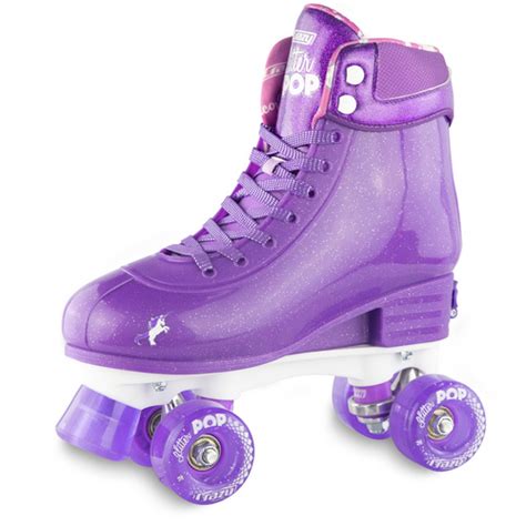 Roller Skates Glitter Pop Adjustable Skates Size 12 3 Purple