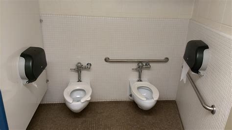 Two Toilets One Stall In A Bathroom On My College Campus R Mildlyinteresting