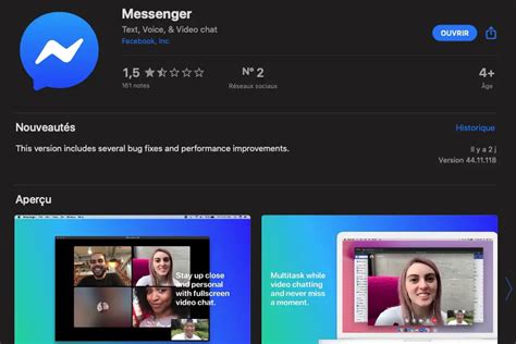 Messenger Lapplication Macos Et Windows Enfin Disponible Pour Tous