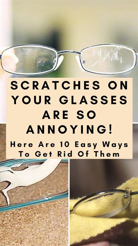 How To Get Rid Of Scratches On Glasses