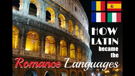 How Latin Became The Romance Languages Youtube