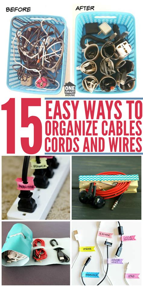 15 Diy Cord Organizers To Keep Your Wires And Cables Untangled Cord