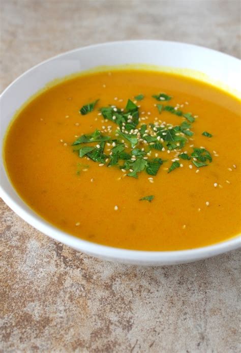 Coconut Curry Carrot And Apple Soup The Wheatless Kitchen