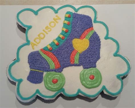 Roller Skate Cupcake Cake 14th Birthday Cakes 13th Birthday Parties
