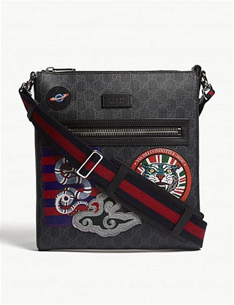 Gucci Side Bag Mens With Patches Women Mini Bags