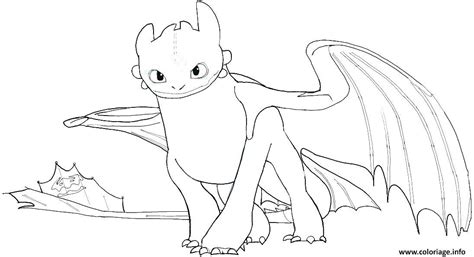 Coloriage Baby Toothless How Train Your Dragon Jecolorie Com