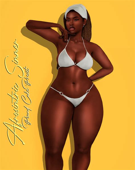Pound Cake Preset Afrosimtric Simmer On Patreon The Sims Skin The