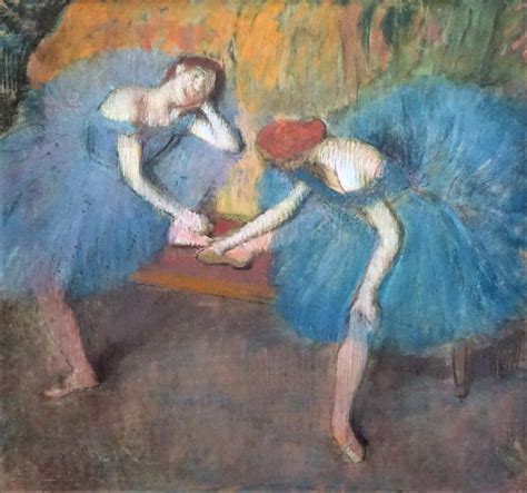 Danseuses En Bleu Dedgar Degas Musée Dorsay Paris A Photo On