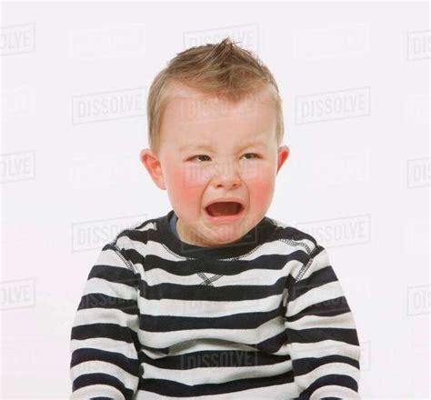 Little Boy Crying Stock Photo Dissolve