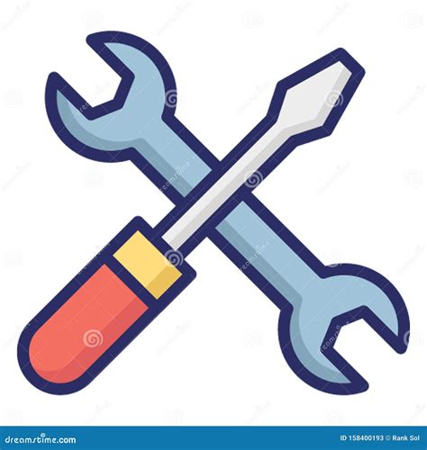Maintenance Repair Icon Isolated Vector Icon Which Can Easily Modify