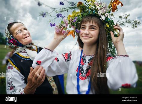kiev ukraine jul 06 ivana kupala night also known as ivan kupala day a slavic celebration