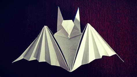 Origami Bat How To Make An Origami Bat Step By Step Youtube
