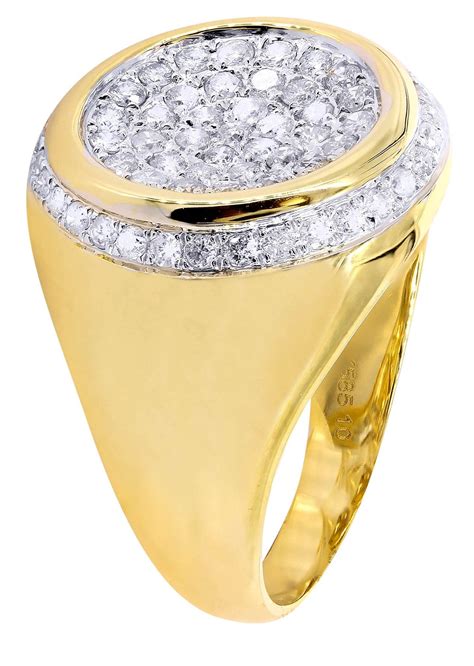 Mens Diamond Pinky Ring 102 Carats 979 Grams Frostnyc