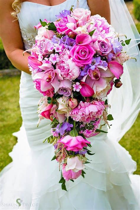 45 Gorgeous Cascading Wedding Bouquets Wedding Forward Cascading