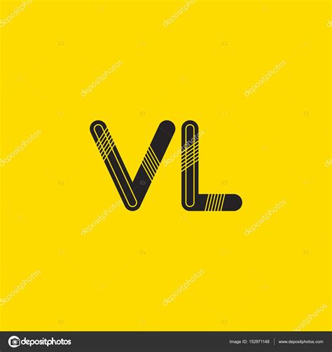 Vl Connected Letters Logo Stock Vector Image By ©brainbistro 152971148