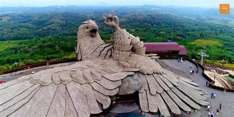 Worlds Largest Bird Sculpture At Keralas Jatayu Nature Park